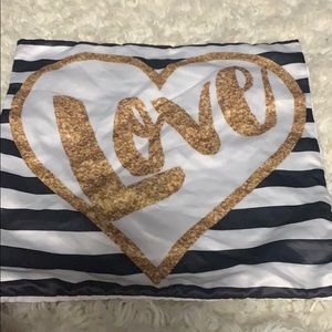 Love stripe pillow case ❤️